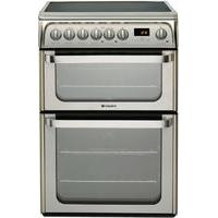 Hotpoint HUE61XS 60cm Wide Electric Cookers in Stainless Steel