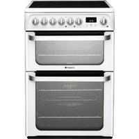 Hotpoint HUE61PS 60cm Freestanding Electric Cooker in Polar White