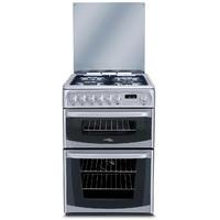 Hotpoint Cannon CH60DHSFS 60cm Dual Fuel Cooker in Silver with FSD