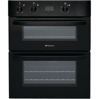 Hotpoint UH53KS 60cm Wide Built Under Electric Double Oven in Black