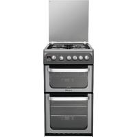 Hotpoint HUG52G 50cm Freestanding Gas Cooker in Graphite with FSD