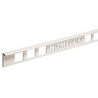 Homelux 8mm PVC Straight Edge Soft Cream Tile Trim