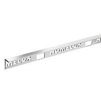 Homelux 10mm Metal Straight Edge Stainless Steel Effect Tile Trim