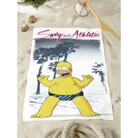 Homer Simpson Beach Towel