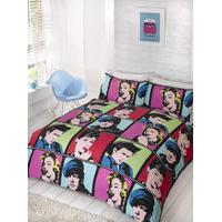 Hollywood Icons Single Duvet Cover and Pillowcase Set