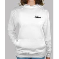 hooded sweatshirt female white