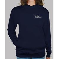 hooded sweatshirt wife, navy blue