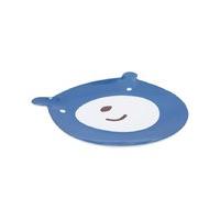 home bear shaped melamine plate blue