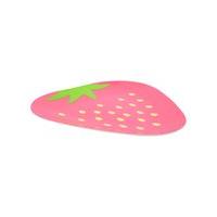 Home strawberry embossed melamine plate - Strawberry