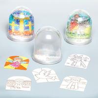holy week colour in snow globes box of 4