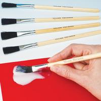 Hog Bristle Paste Brushes (Per 3 packs)