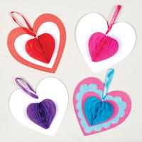 Honeycomb Hearts (Pack of 5)