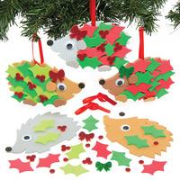 Holly Hedgehog Decoration Kits (Pack of 20)