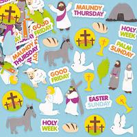Holy Week Foam Stickers (Pack of 100)