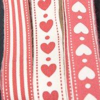 House of Alistair Hearts and Stripes Ribbon Bundle 364077
