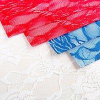 Hotfix Lace - Floral White, Red and Blue 12x12 Pack 373339
