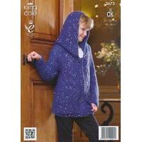 Hoodie and Sweater in King Cole Galaxy DK (3673)