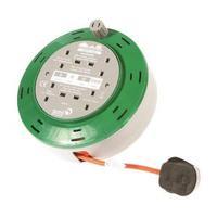 Home Cable 10m 4 Socket Cassette Reel CT1010