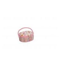 Hobby & Gift Cupcakes Small Sewing Box Pink