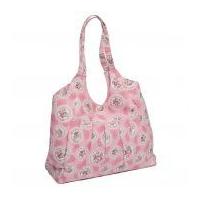 Hobby & Gift Craft Bag Storage Cameo Floral Print Pink