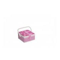hobby gift apples small sewing box pink