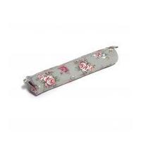 hobby gift value floral knitting needle pins case grey