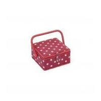 Hobby & Gift Polka Dot Small Sewing Box Red
