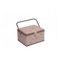 Hobby & Gift Fun Fruits Large Sewing Box Pink