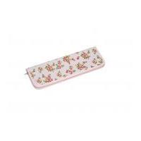 hobby gift knitting needle gift set with floral case pink