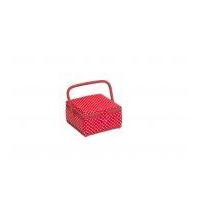 Hobby & Gift Polka Dot Small Sewing Box Red