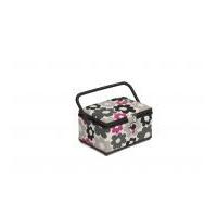 Hobby & Gift Funky Floral Medium Sewing Box Pink