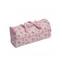 Hobby & Gift Knitting Bag Storage Cameo Floral Print Pink