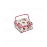 Hobby & Gift Floral Small Sewing Box Cream