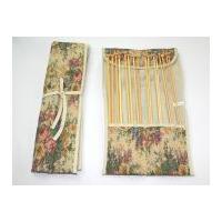 hobby gift vintage style tapestry knitting pin gift set with case