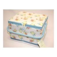 hobby gift ditsy floral large sewing box
