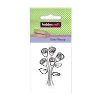 Hobbycraft Mini Clear Stamp Rose Bouquet