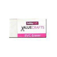 hobbycraft pvc eraser white