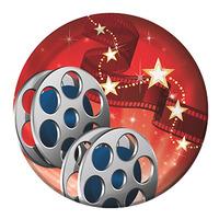 Hollywood Lights Movie Paper Party Plates
