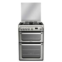 Hotpoint HUG61X 60cm ULTIMA Gas Cooker in St Steel Double Oven A Rated