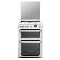 Hotpoint HUG61P 60cm ULTIMA Gas Cooker in Polar Double Oven A Rated