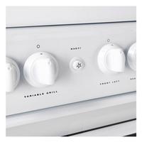 Hotpoint HAG51P 50cm Gas Cooker in Polar White Twin Cavity FSD