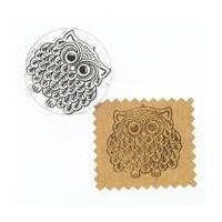 hobbycraft plump owl clear stamp