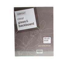 Hobbycraft 10 inch x 8 inch Clear Glass and Backboard