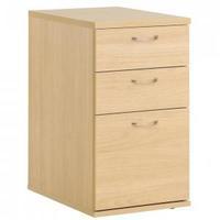 Home Office 680mm D H Pedestal Beech