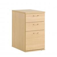 Home Office 600mm D H Pedestal Beech