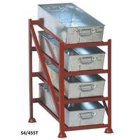 Horizontal Work Stands for 4 Steel Tote Pans 380w x 305d