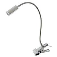 HobbyStudy Clip-On LED Lamp 3W Silver L1507SV