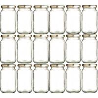 Home Made Round Jam Jar & Twist Lid 454ml 1lb Deal Packs, Home Made Round Jam Jar Deal, 6 Pack