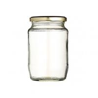 Home Made Round Twist Lid Jam Jar 907ml 2lb, 907ml / 2lb Round Jam Jar, Single