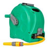 hozelock freestanding or wall mounted enclosed hose reel l25m